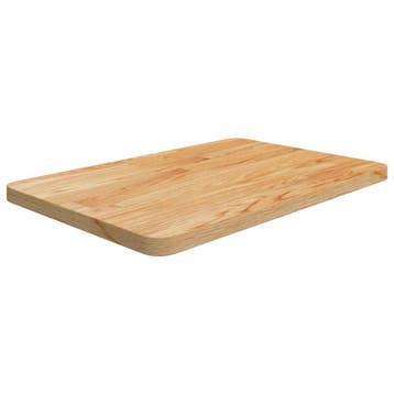vidaXL Wastafelblad 60x40x2,5cm behandeld massief hout, Verzenden, Nieuw