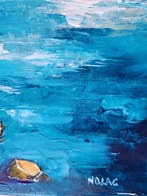 NOLAC - Tableau original de NOLAC peint au couteau en 2026 -