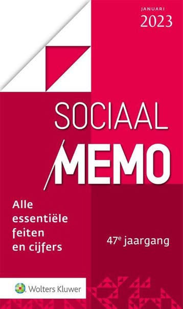 Sociaal Memo januari 2023 9789013170689, Boeken, Verzenden, Gelezen