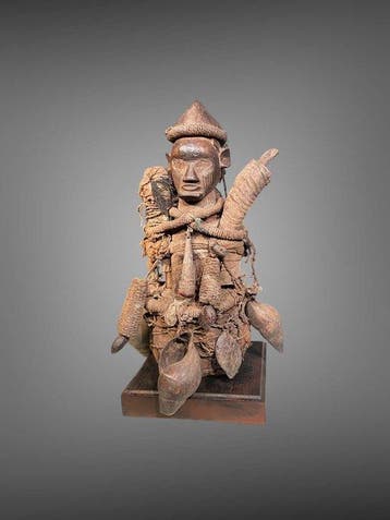 Fetiche Songye (42 cm) - Voorouderfiguur - Songye - DR Congo, Antiek en Kunst, Kunst | Niet-Westerse kunst