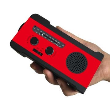 2000mAh Radio Powerbank op Zonne-energie met Dynamo -, Telecommunicatie, Verzenden, Nieuw, Stuff Certified®