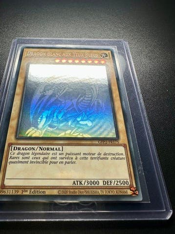 Konami - 1 Card - Yu-Gi-Oh! - Dragon Blanc aux Yeux Bleus, Nieuw