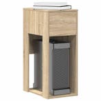 vidaXL Computertorenstandaard met lade 30x44x74 cm sonoma, Verzenden