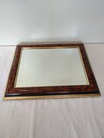 Miroir mural vintage – Cadre effet loupe / ronce et dorure –