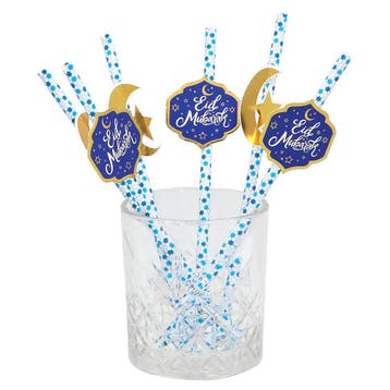 Ramadan Rietjes Eid Mubarak 20cm 6st, Verzenden, Nieuw