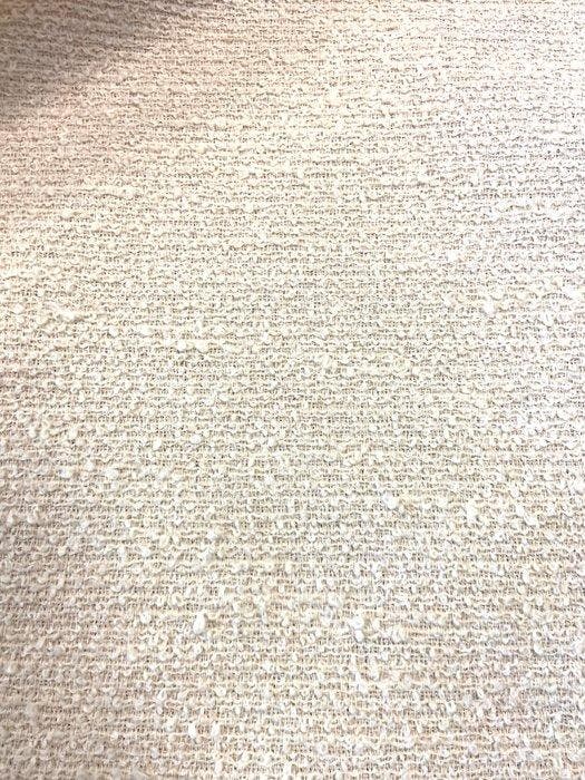 Bouclé écru, consistent maar zacht, gemaakt in Italië. -, Antiquités & Art, Tapis & Textile