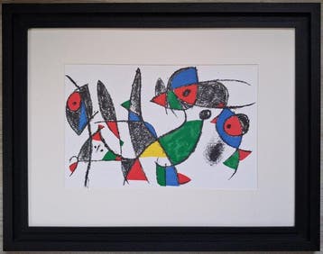 Joan Miro (1893-1983) - La grenouille, le poisson et