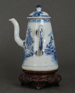 Kangxi (1662-1722) - Kan - Visser in een adembenemend
