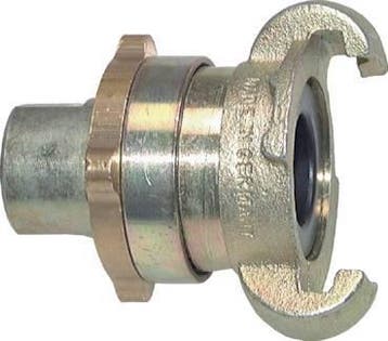 Gietijzer DN 10 DIN 3238 compressor klauwkoppeling G 3/8, Verzenden