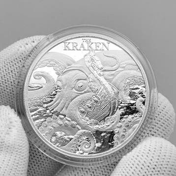 Niue. 2 Dollars 2026 – The Kraken – 1 oz Silver coin – Ag