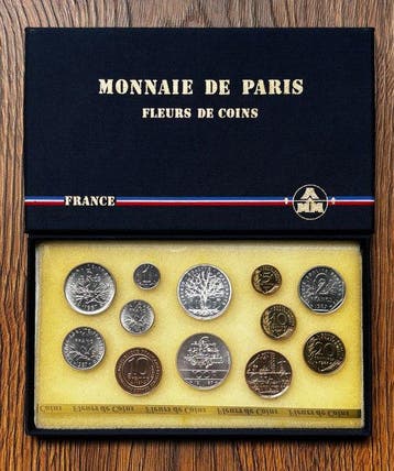 Frankrijk. Year Set (FDC) 1987 (12 moedas) (Zonder
