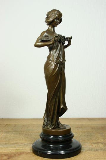 Carlo Pittaluga (1880 - 1970) after - sculptuur, NYMPH OF