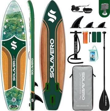 Sup Board - Opblaasbaar Paddle Board - 200 kg - Bruin - SOLA, Verzenden