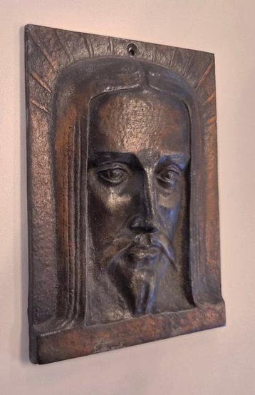 D.R.U. - Christuskop - Jan Toorop (style.) - Plaque -