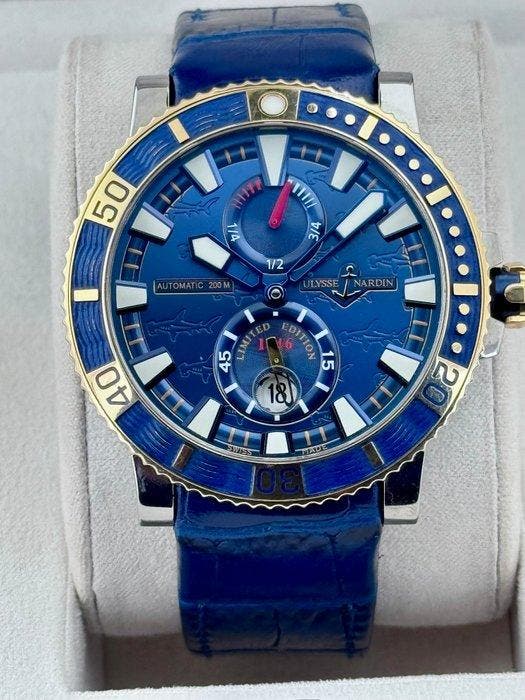 Ulysse Nardin - Maxi Marine Diver Hammerhead Shark Automatic, Bijoux, Sacs & Beauté, Montres | Hommes