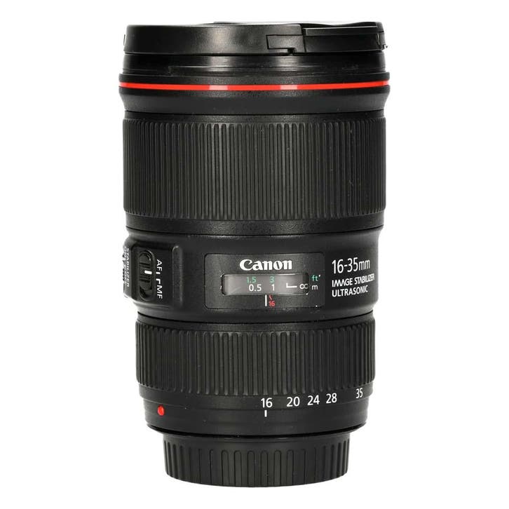 Canon EF 16-35mm f/4L IS USM met garantie, Audio, Tv en Foto, Foto | Lenzen en Objectieven, Gebruikt, Ophalen of Verzenden