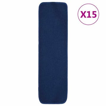 vidaXL Trapmatten 15 st anti-slip rechthoekig 75x20 cm, Doe-het-zelf en Bouw, Verzenden, Nieuw