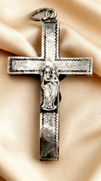 Reliekhouder - .800 zilver - 1850-1900, Antiek en Kunst