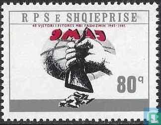 Albanië - 40 jaar overwinning - 1985, Verzenden