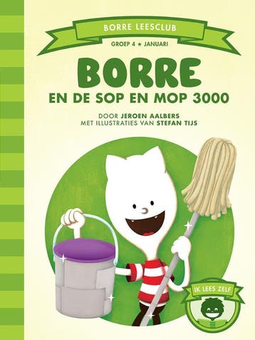 Borre en de Sop en Mop 3000 / De Gestreepte Boekjes, Verzenden, Zo goed als nieuw, Jeroen Aalbers