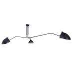 hanglamp Contemporary 3-arm zwart, Verzenden, Nieuw