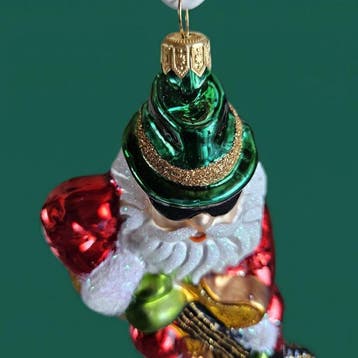 Christmas - Kerstbeeldje (3) - Set van drie handgeschilderde, Nieuw