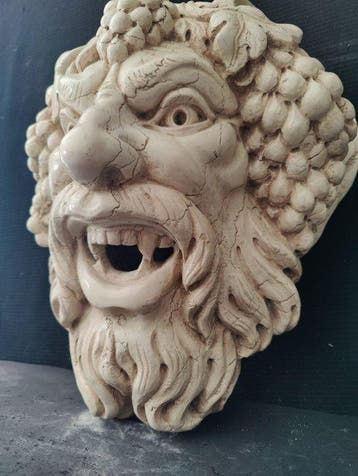 sculptuur, Mascherone/Bocca da Fontana - Volto di Fauno con