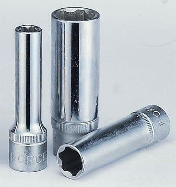 Doppen lang 3/8 (Golf profiel) 21mm, Auto-onderdelen, Verzenden, Nieuw