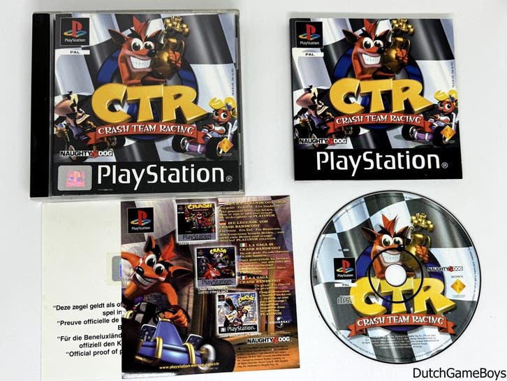 Playstation 1 / PS1 - CTR - Crash Team Racing, Games en Spelcomputers, Games | Sony PlayStation 1, Gebruikt, Verzenden