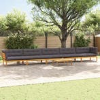vidaXL 6 Stuk Tuinpallet Sofa Eenheden Massief Acacia Hout, Verzenden, Nieuw
