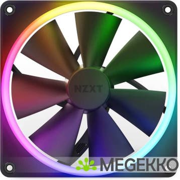 NZXT F140RGB - 140mm RGB Fans - Single - Black, Verzenden