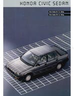 1986 HONDA CIVIC SEDAN BROCHURE DUITS, Nieuw