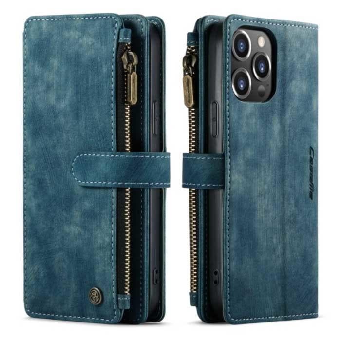 iPhone 11 Leren Flip Case Portefeuille - Wallet Cover Cas, Télécoms, Téléphonie mobile | Housses, Coques & Façades | Apple iPhone
