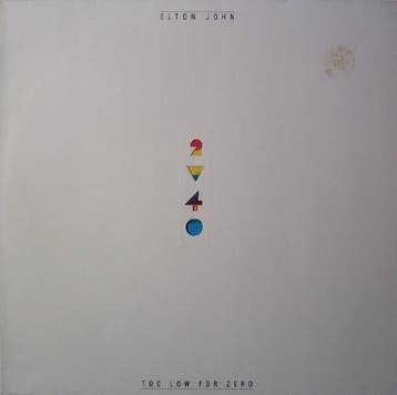 Elton John - Too Low For Zero, Verzenden, Gebruikt