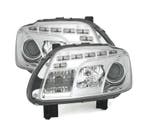 PHARES POUR VOLKSWAGEN VW TOURAN 03-06 DAYLIGHT FOND CHROMÉ, Verzenden