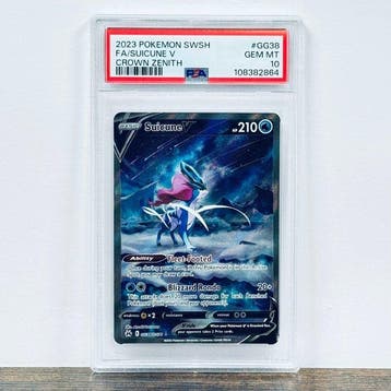 Pokémon Graded card - Suicune V GG38 – Pokémon - PSA 10, Nieuw