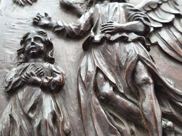 Zuidelijke Nederlanden - Snijwerk, Tobias en de Engel -, Antiek en Kunst