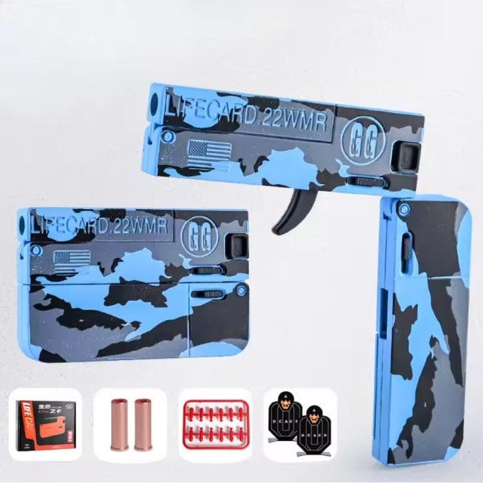 Lifecard Vouwbaar Soft Bullet Pistool - Speelgoed Shell, Kinderen en Baby's, Speelgoed | Overig, Nieuw, Verzenden