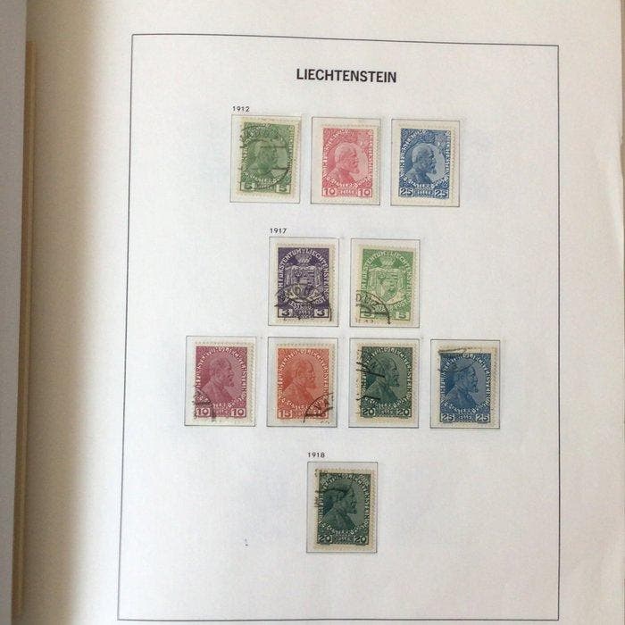 Liechtenstein 1912/1969 - Collection étendue, dont les, Timbres & Monnaies, Timbres | Europe | Belgique