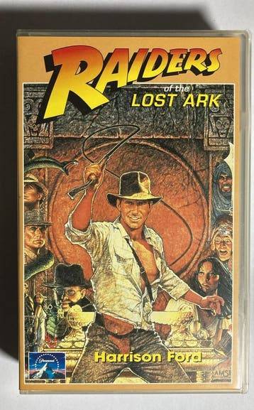 INDIANA JONES AND RAIDERS OF THE LOST ARK (VHS), Gebruikt