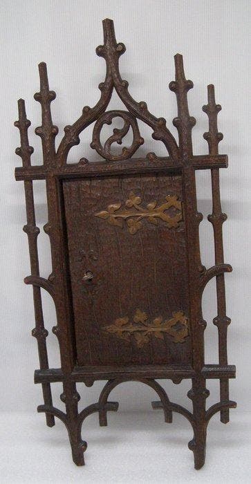 Kast - Vurenhout - Apothekerskast, Antiek en Kunst, Antiek | Overige Antiek