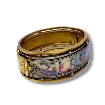 Armband - 14 karaat Geel goud Diamant (Natuurlijk), Nieuw