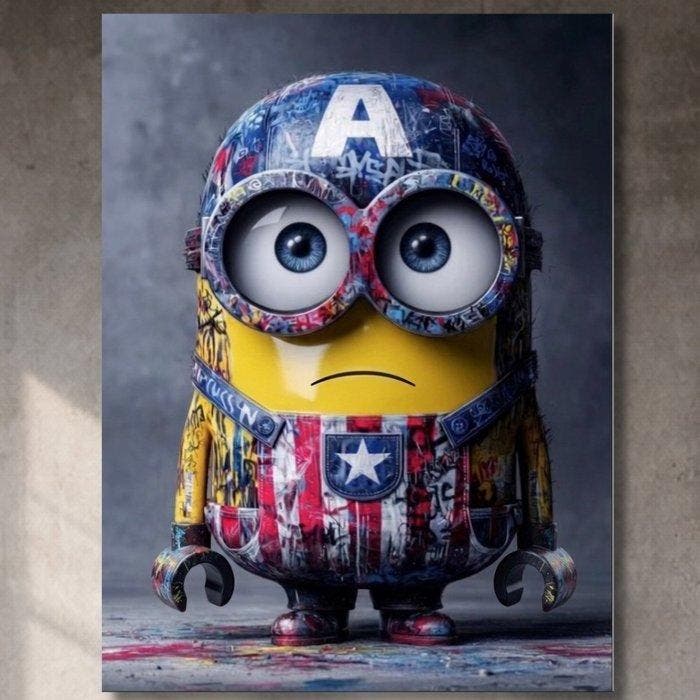 Lego Merchandise - Minion Captain America versione LEGO, Enfants & Bébés, Jouets | Duplo & Lego