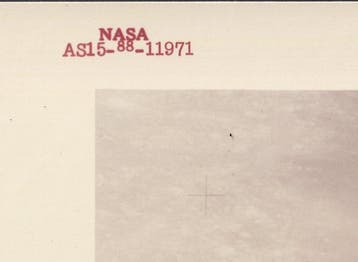 NASA - Official 1971 Apollo 15 Type 1 NASA Red #