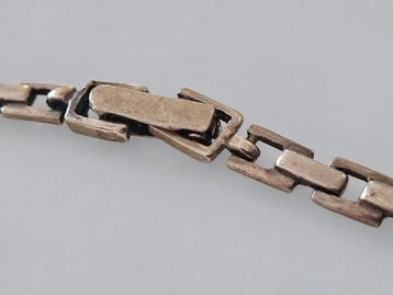 Zonder minimumprijs - Halsketting Zilver - Parelmoer -, Nieuw