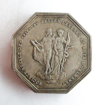 Frankrijk. Jeton en argent Louis Philippe I. Académie