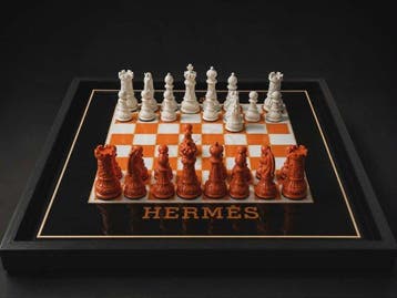 Dominique Kleiner - ÉCHIQUIER D’ART “HERMÈS ÉDITION ORANGE
