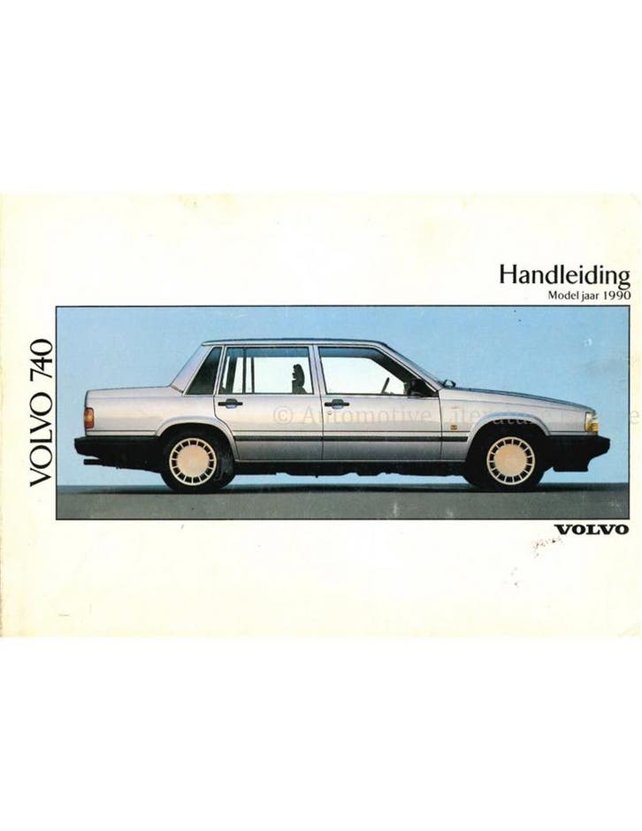 1990 VOLVO 740 INSTRUCTIEBOEKJE NEDERLANDS, Auto diversen, Handleidingen en Instructieboekjes, Ophalen of Verzenden