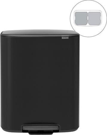 Brabantia Bo Prullenbak - 2 x 30 liter — nieuw, Verzenden