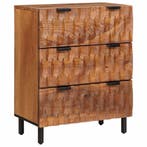 vidaXL Dressoir Acacia Bruine Afwerking 60 x 33 x 75 cm, Huis en Inrichting, Verzenden, Nieuw